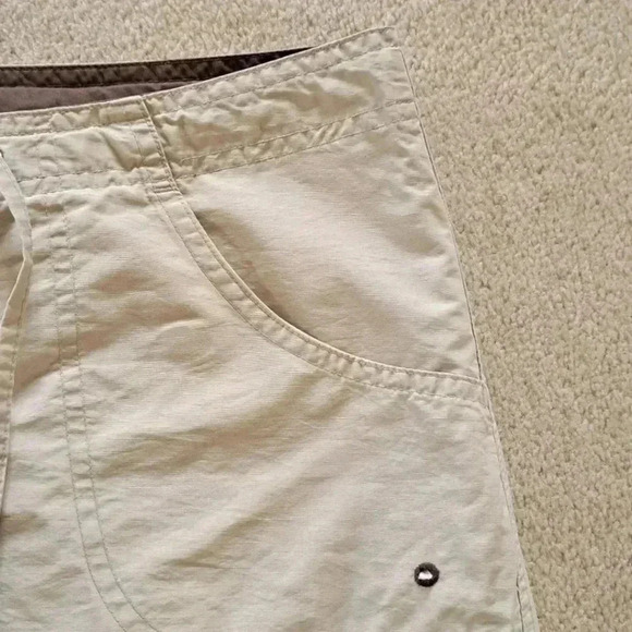 Columbia  Beige Skort Khaki Skirt Size Small Casual Cotton Nylon Blend Women's - Picture 7 of 15